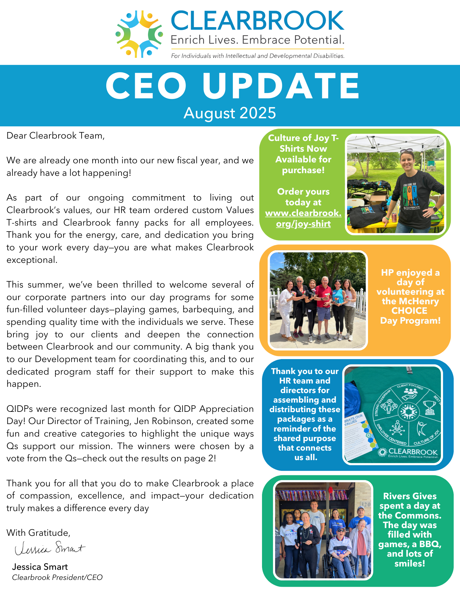 CEO Newsletter